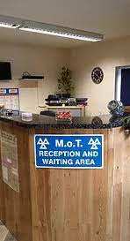 Penhale garage reception desk